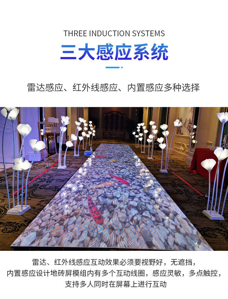 LED互動地磚屏詳情 LED互動地磚屏詳情